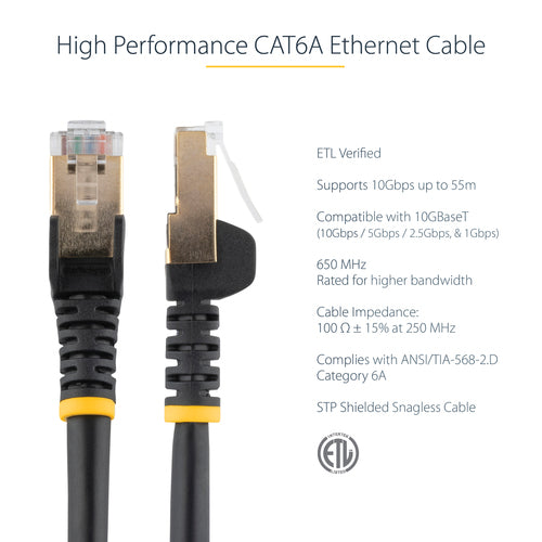StarTech.com 6ASPAT750CMBK networking cable