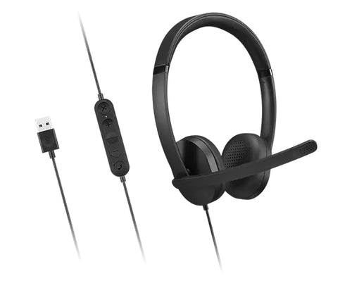 Headset Lenovo 4XD1P83425 Wired Calls/Music 20-20000 Hz 140g - 4XD1P83425