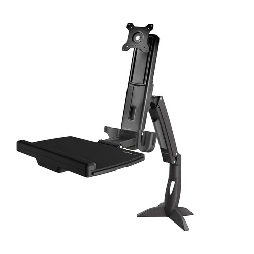 StarTech.com Sit-Stand Monitor Arm - 34" Ergonomic Desk Mount for VESA Displays