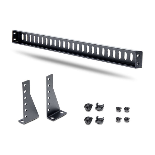 StarTech 12S Cable Lacing Bar Rack Accessory Black Steel