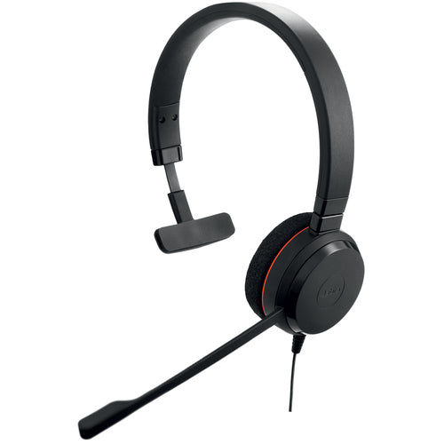 Jabra Evolve 20 UC Mono Wired Headset - Black - Office/Call Center Headset