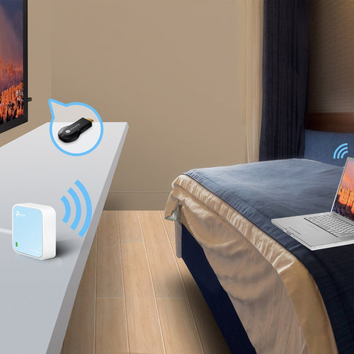 Wireless Router TP-Link TL-WR802N Wi-Fi 4 2.4GHz Portable Ethernet LAN