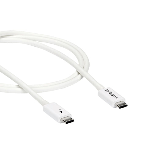 Thunderbolt Cable StarTech.com TBLT3MM1MW 20Gbps 1m Male to Male 4K