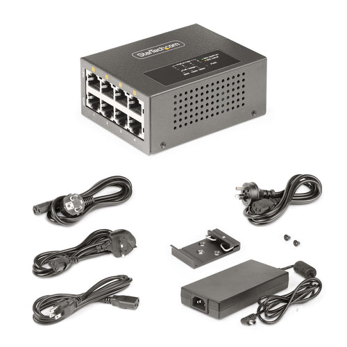 4-Port Multi-Gigabit PoE++ Injector 160W StarTech - Unmanaged Ethernet Adapter