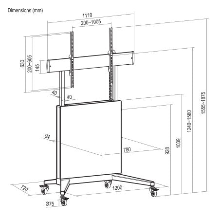 Manhattan 462730 TV mount/stand
