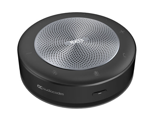 USB Conference Speaker AudioCodes RX15 2200mAh Portable Bluetooth 4.2, Black