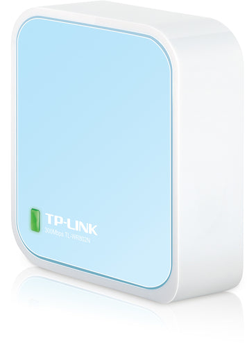 Wireless Router TP-Link TL-WR802N Wi-Fi 4 2.4GHz Portable Ethernet LAN