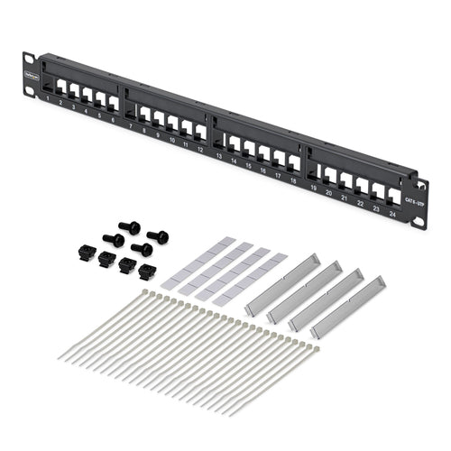 StarTech.com C6PANELUTP241U patch panel