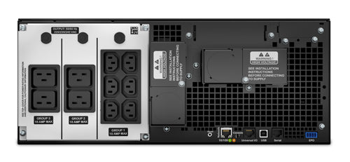 Uninterruptible Power Supply APC Smart-UPS On-Line 6kVA 6kW Rackmount 4U - SRT6KRMXLI-6W